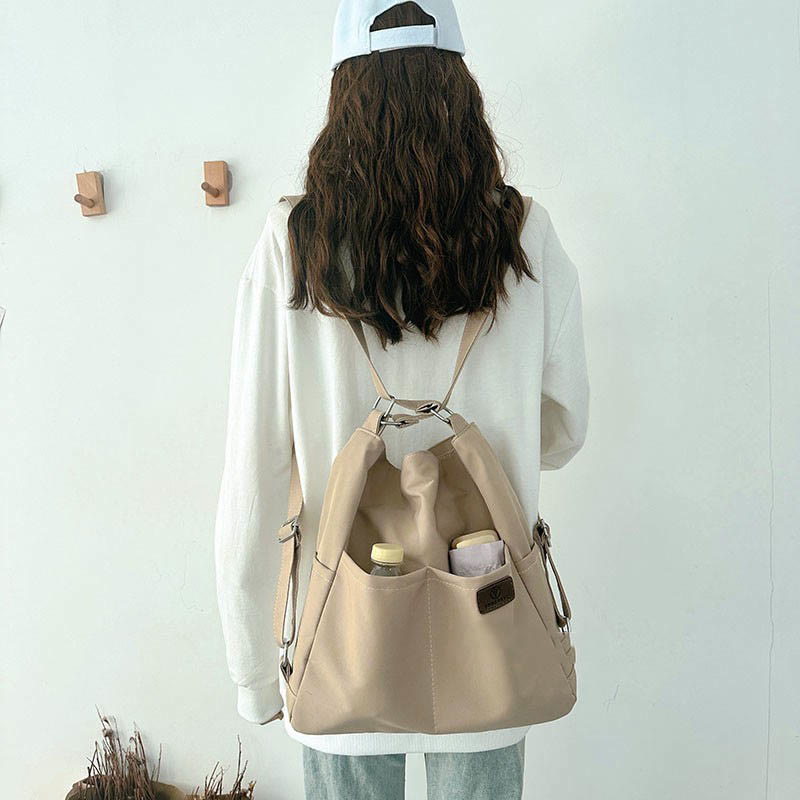 Lightweight Nylon Tote Convertible Backpack Purse Hobo Bag for Women - image 4