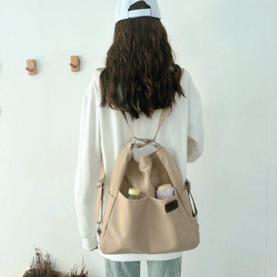 Lightweight Nylon Tote Convertible Backpack Purse Hobo Bag for Women - image 4