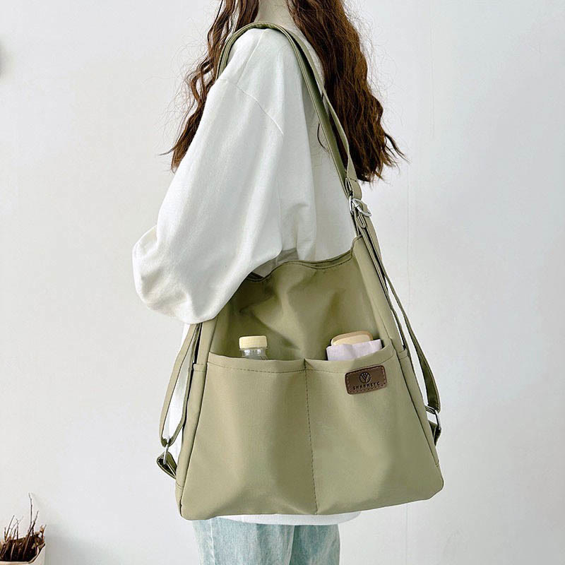 Lightweight Nylon Tote Convertible Backpack Purse Hobo Bag for Women - image 3