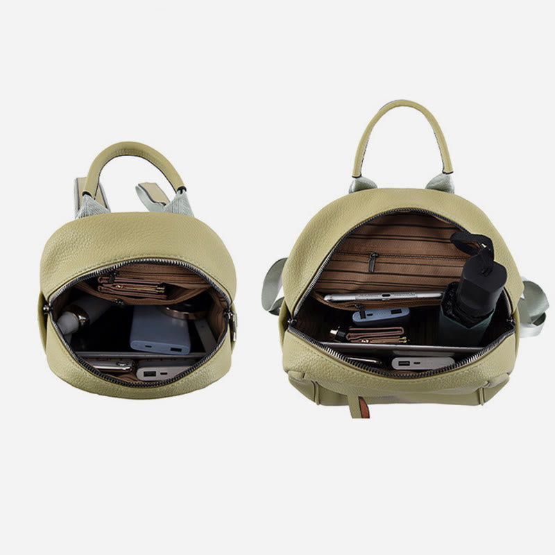 Soft Vegan Leather Backpack Small Fashion Backpack Purse for Women
