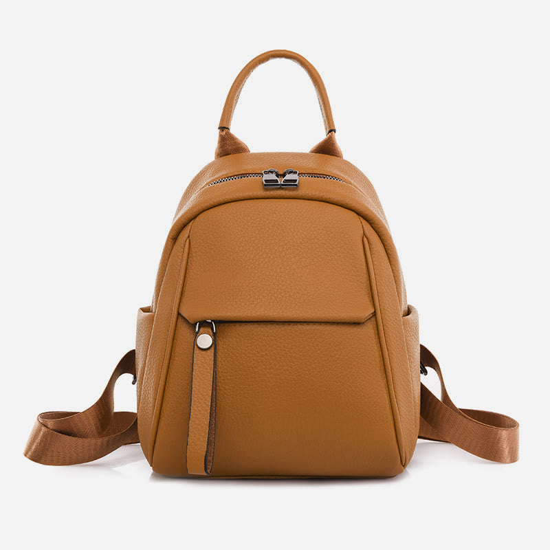 Soft Vegan Leather Backpack Small Fashion Backpack Purse for Women