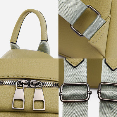 Soft Vegan Leather Backpack Small Fashion Backpack Purse for Women