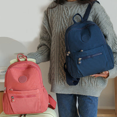 Lightweight Small Backpack Multi-Pocket Mini Travel Daypack for Women