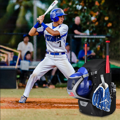 Baseball Backpack Equipment Bag Softball Bat Bag with Shoe Compartment