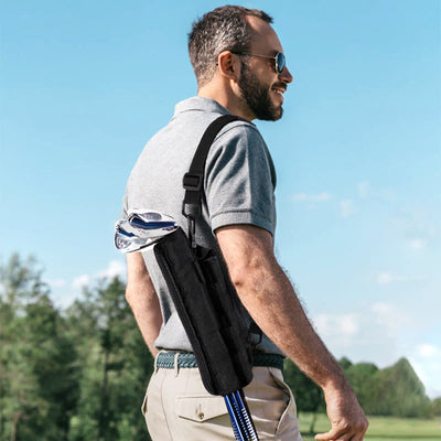 Mini Gold Club Carry Bag Portable Lightweight Golf Club Carrier Sleeve Bag