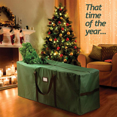 Large 7.5ft 9ft Christmas Tree Storage Bag with Reinforced Handle Dual Zipper