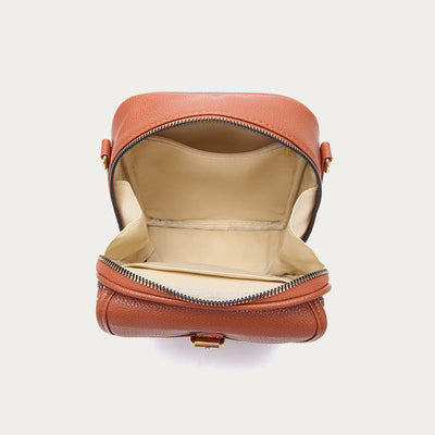 Small Trendy Crossbody Bag for Women Vegan Leather Multi-Pocket for Storage