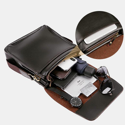 Multi-Pocket Large Capacity Classic Messenger Bag