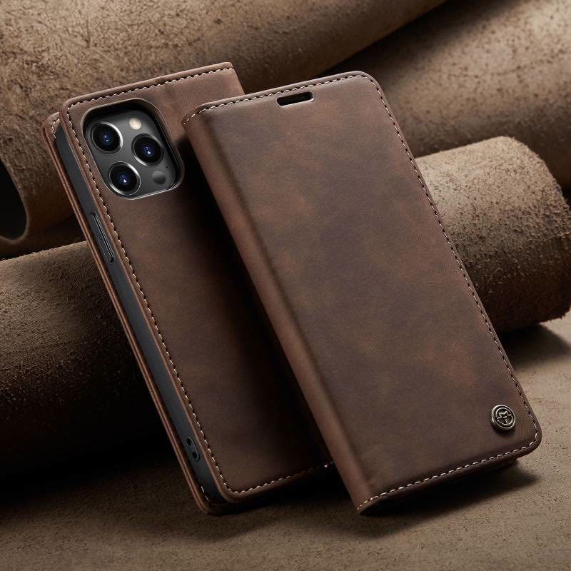 Leather Phone Case Phone Bag for iPhone Samsung with Card Holder Banknote Pocket