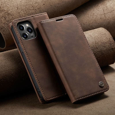 Leather Phone Case Phone Bag for iPhone Samsung with Card Holder Banknote Pocket