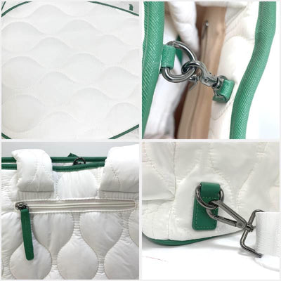 Quilted Tennis Racket Shoulder Bag Tote Convertible Backpack Pickleball Bag