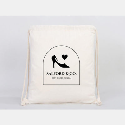 Custom Logo Drawstring Backpack 16 Colors Options Bulk Wholesale Canvas Bag