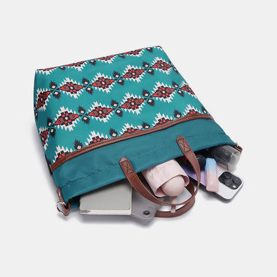 Unique Boho Style Tote Bag Waterproof Top-Handle Satchel Purse
