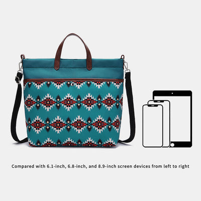 Unique Boho Style Tote Bag Waterproof Top-Handle Satchel Purse
