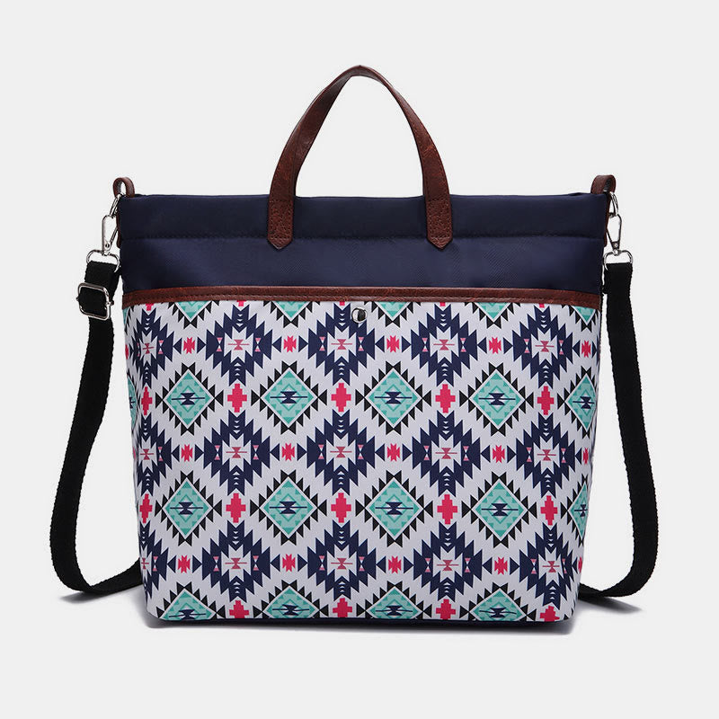 Unique Boho Style Tote Bag Waterproof Top-Handle Satchel Purse