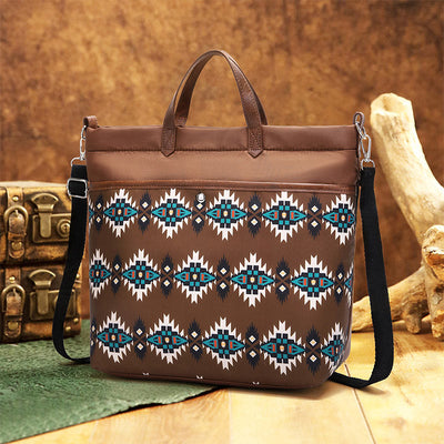 Unique Boho Style Tote Bag Waterproof Top-Handle Satchel Purse