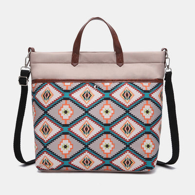 Unique Boho Style Tote Bag Waterproof Top-Handle Satchel Purse