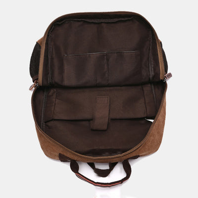 Retro Multi-Pocket Backpack School Bookbag Travel Daypack Laptop Bag