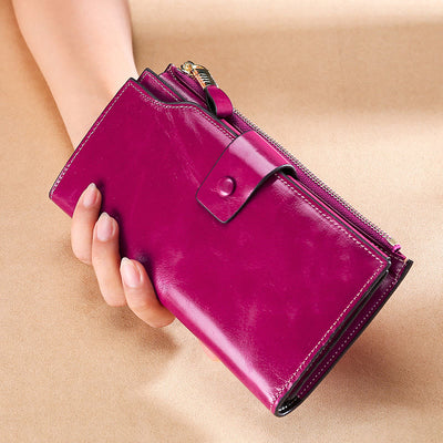 RFID Multifunctional Large Capacity Trifold Wallet