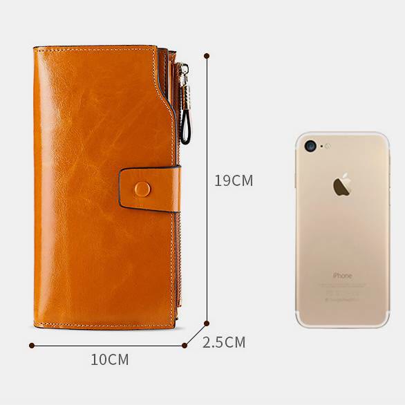 RFID Multifunctional Large Capacity Trifold Wallet