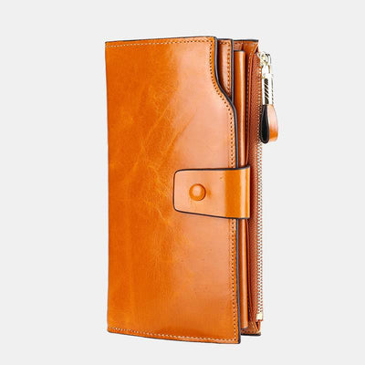 RFID Multifunctional Large Capacity Trifold Wallet