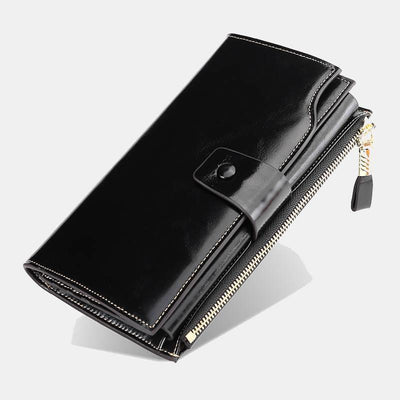 RFID Multifunctional Large Capacity Trifold Wallet