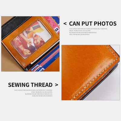 RFID Multifunctional Large Capacity Trifold Wallet