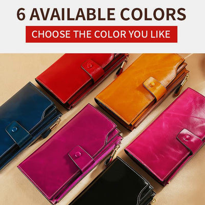RFID Multifunctional Large Capacity Trifold Wallet
