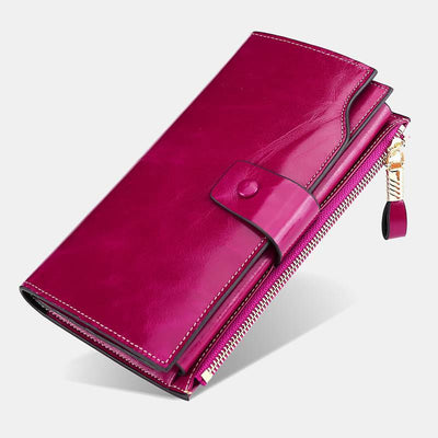 RFID Multifunctional Large Capacity Trifold Wallet