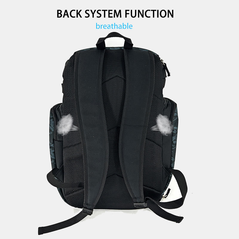 Baseball Backpack Softball Bag with 2 Bat Sleeves Shoe Space