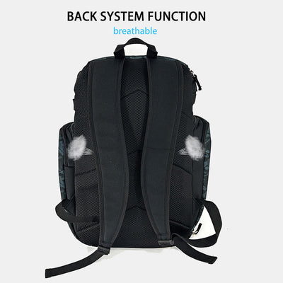 Baseball Backpack Softball Bag with 2 Bat Sleeves Shoe Space