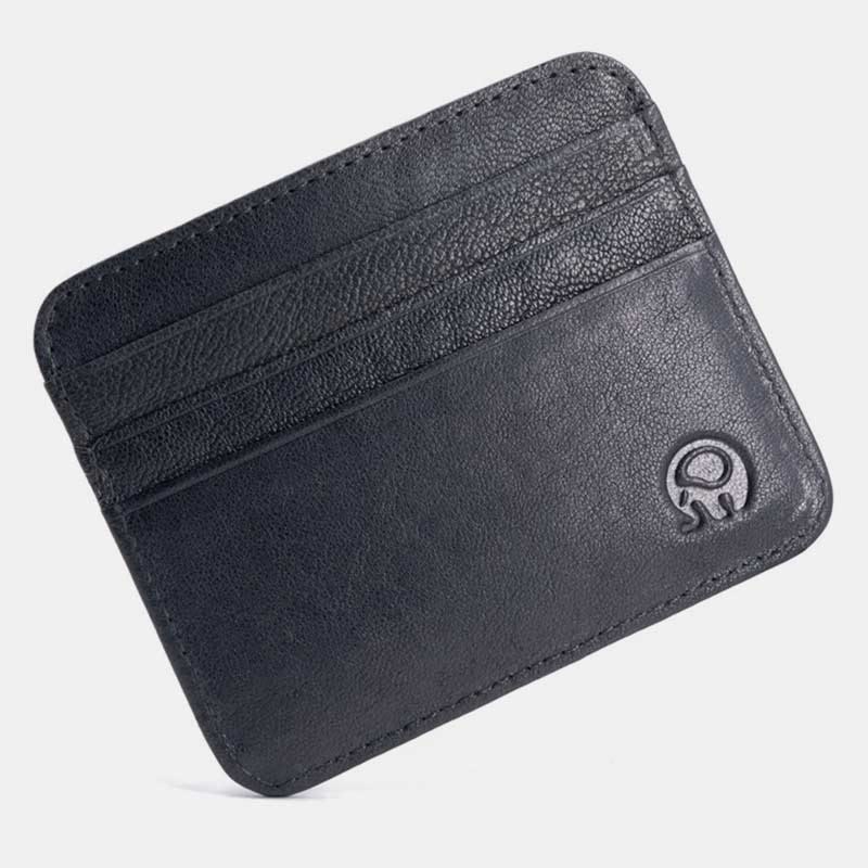Slim Minimalist Front Pocket Wallet Genuine Leather Card Holder Card Case - Style 17 - image 31