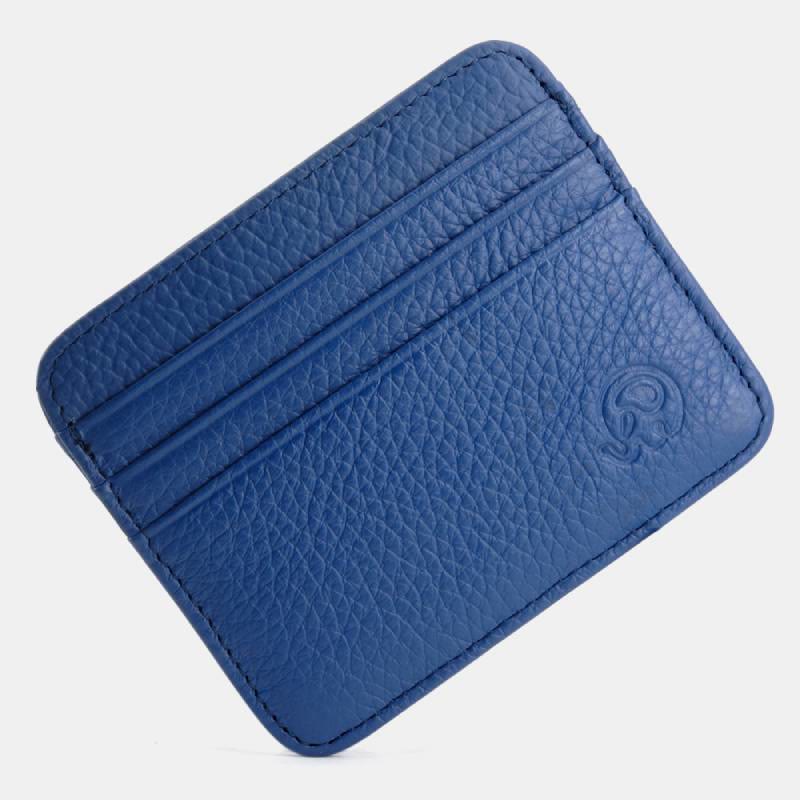 Slim Minimalist Front Pocket Wallet Genuine Leather Card Holder Card Case - Style 27 - image 37