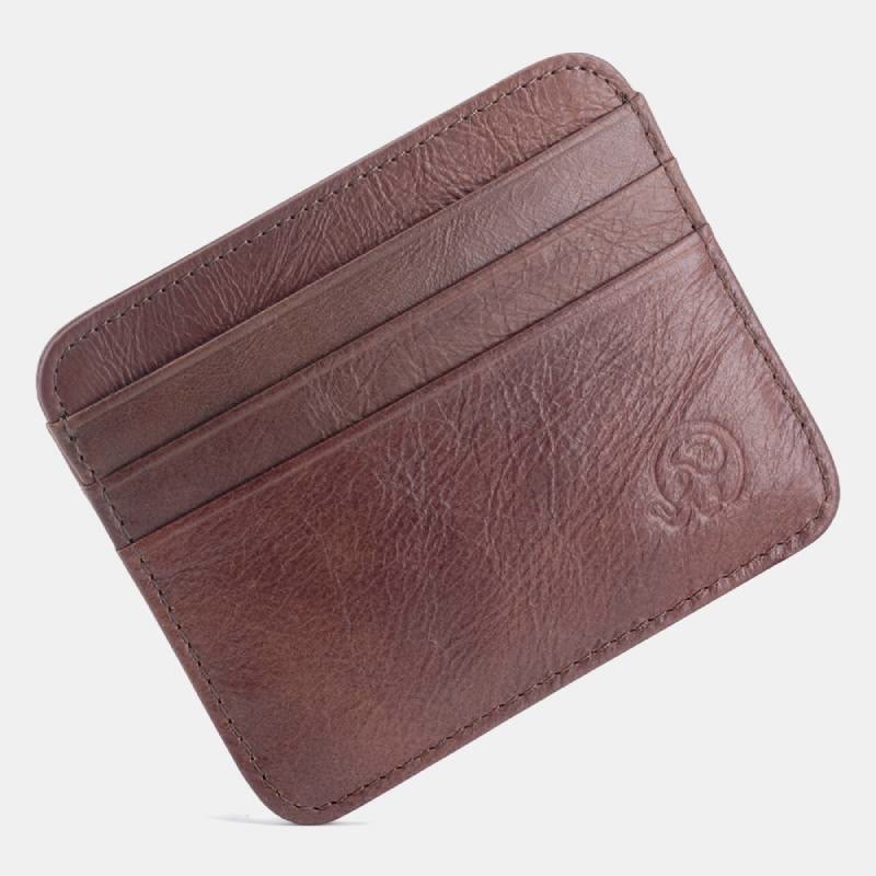 Slim Minimalist Front Pocket Wallet Genuine Leather Card Holder Card Case - Style 42 - image 50