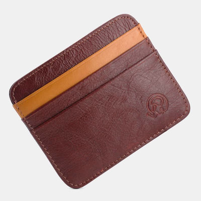 Slim Minimalist Front Pocket Wallet Genuine Leather Card Holder Card Case - Style 44 - image 52