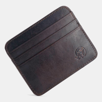 Slim Minimalist Front Pocket Wallet Genuine Leather Card Holder Card Case - Style 16 - image 30