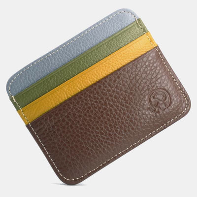 Slim Minimalist Front Pocket Wallet Genuine Leather Card Holder Card Case - Style 61 - image 69
