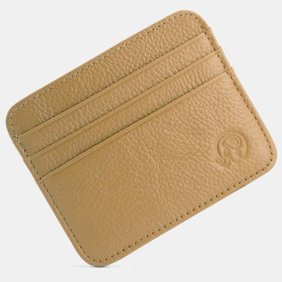 Slim Minimalist Front Pocket Wallet Genuine Leather Card Holder Card Case - Style 4 - image 20