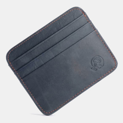 Slim Minimalist Front Pocket Wallet Genuine Leather Card Holder Card Case - Style 35 - image 43