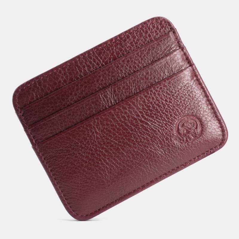 Slim Minimalist Front Pocket Wallet Genuine Leather Card Holder Card Case - Style 38 - image 46