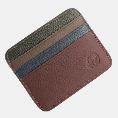 Slim Minimalist Front Pocket Wallet Genuine Leather Card Holder Card Case - Style 62 - image 70