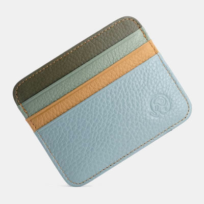 Slim Minimalist Front Pocket Wallet Genuine Leather Card Holder Card Case - Style 58 - image 66