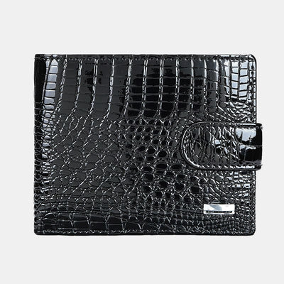 Luxury Multi-slot Shellac Leather Small Wallet for Women