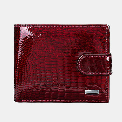 Luxury Multi-slot Shellac Leather Small Wallet for Women