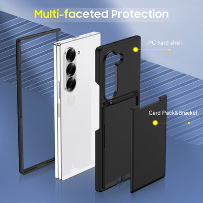 Shockproof Protective Phone Case for Samsung Z Fold 5/6 with Card Holder