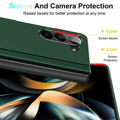 Shockproof Built-in Kickstand Screen Proctector Phone Case for Samsung Z Fold