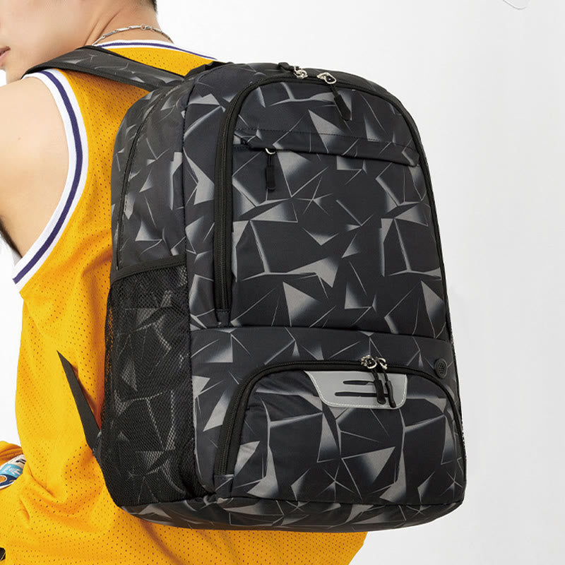 Large Capacity Sport Bag Durable Basketball Backpack with Shoes Compartment