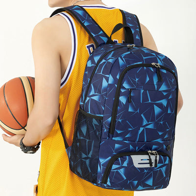 Large Capacity Sport Bag Durable Basketball Backpack with Shoes Compartment