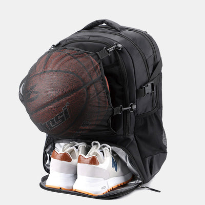 Extra Large Functional Backpack Sports Bag Racket Bag with Shoe Compartment