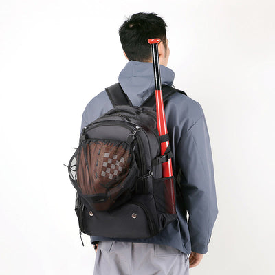 Extra Large Functional Backpack Sports Bag Racket Bag with Shoe Compartment